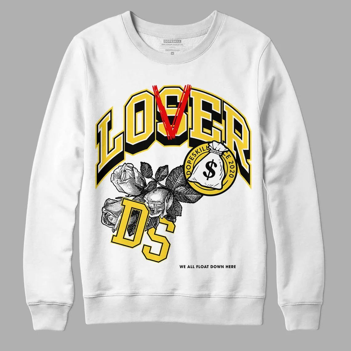Black Tour Yellow AJ 4 Thunder DopeSkill Sweatshirt Loser Lover Graphic sold by Archiify product image thumbnail 2