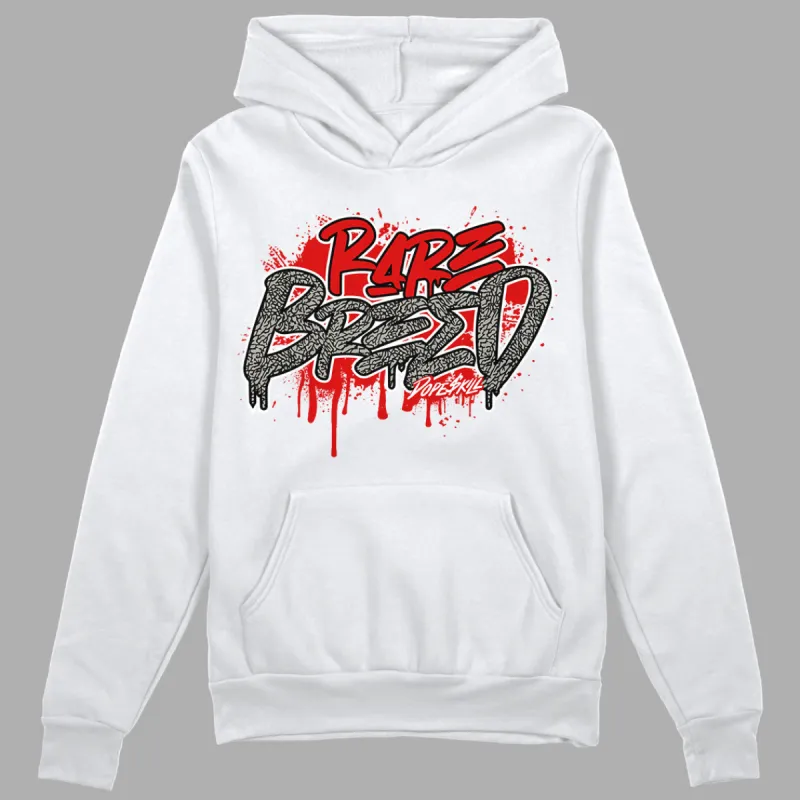 Fire Red 3s DopeSkill Hoodie Rare Breed Graphic sold by Archiify