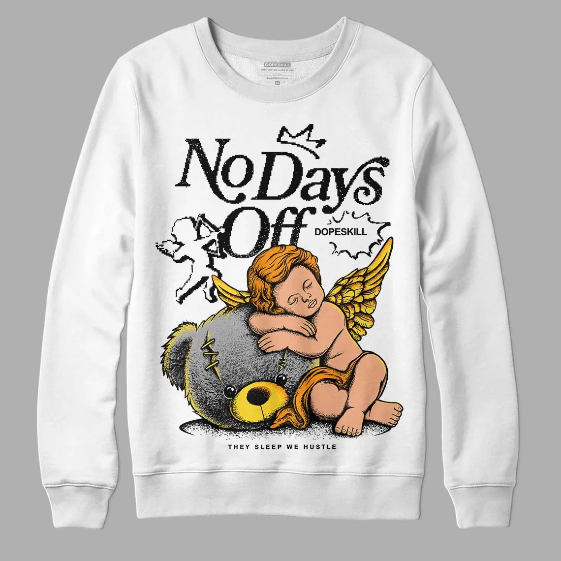 Black Tour Yellow AJ 4 Thunder DopeSkill Sweatshirt New No Days Off Graphic sold by Archiify product image thumbnail 2
