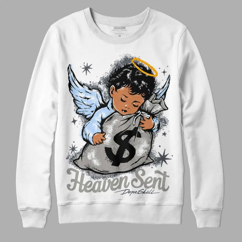 Cool Grey 11s DopeSkill Sweatshirt Heaven Sent Graphic sold by Archiify
