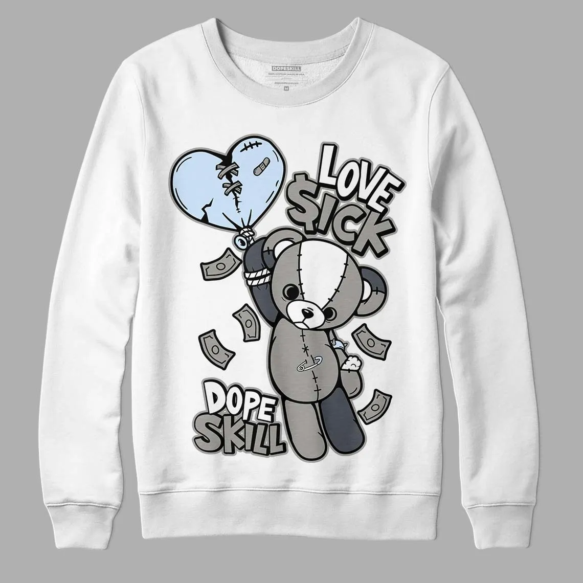 Cool Grey 6s DopeSkill Sweatshirt Love Sick Graphic sold by Archiify product image thumbnail 5