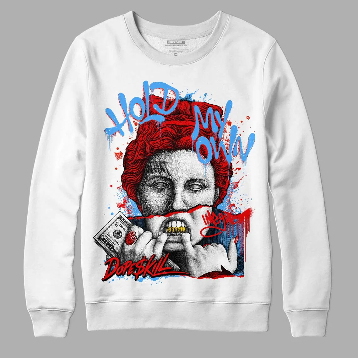 Cherry 11s DopeSkill Sweatshirt Hold My Own Graphic sold by Archiify