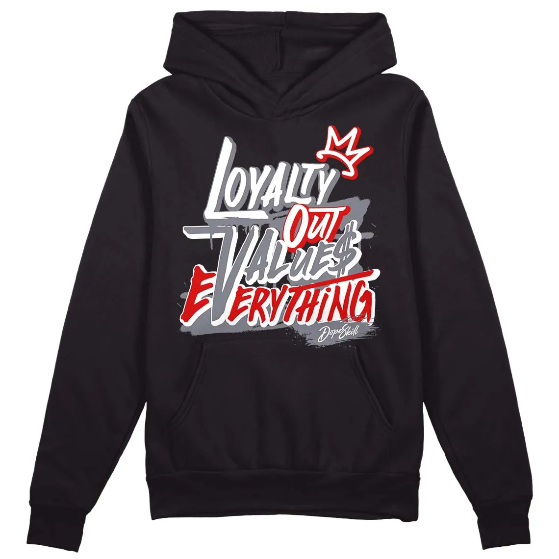 Fire Red 9s DopeSkill Hoodie Sweatshirt LOVE Graphic sold by Archiify product image thumbnail 2