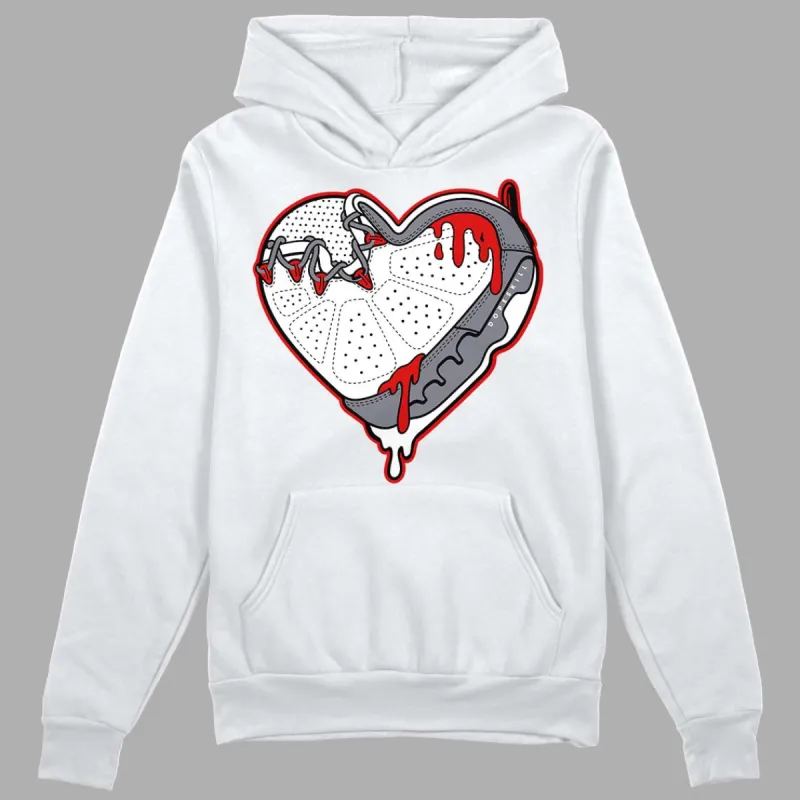 Fire Red 9s DopeSkill Hoodie Sweatshirt Heart AJ 9 Graphic sold by Archiify