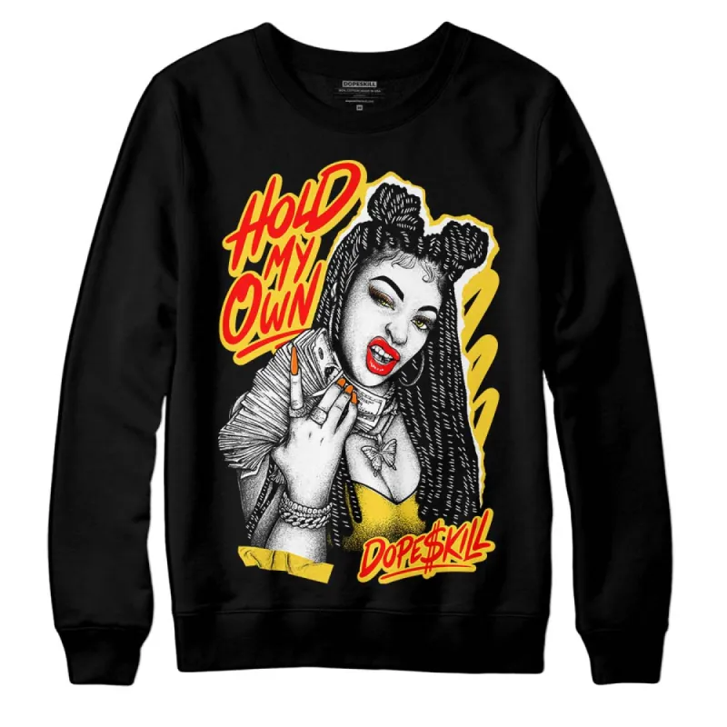 Black Tour Yellow AJ 4 Thunder DopeSkill Sweatshirt New H.M.O Graphic sold by Archiify