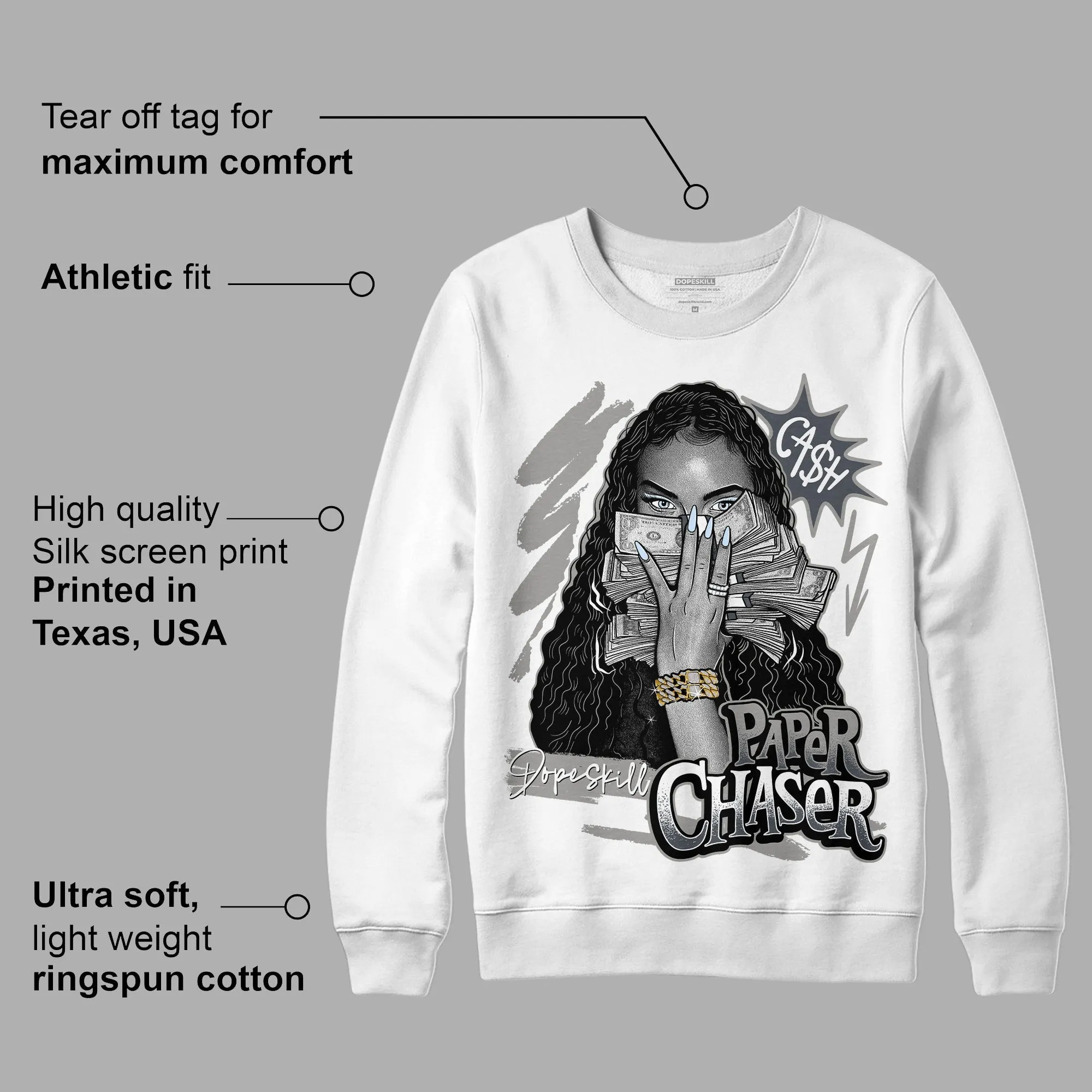 Cool Grey 6s DopeSkill Sweatshirt NPC Graphic sold by Archiify product image thumbnail 3
