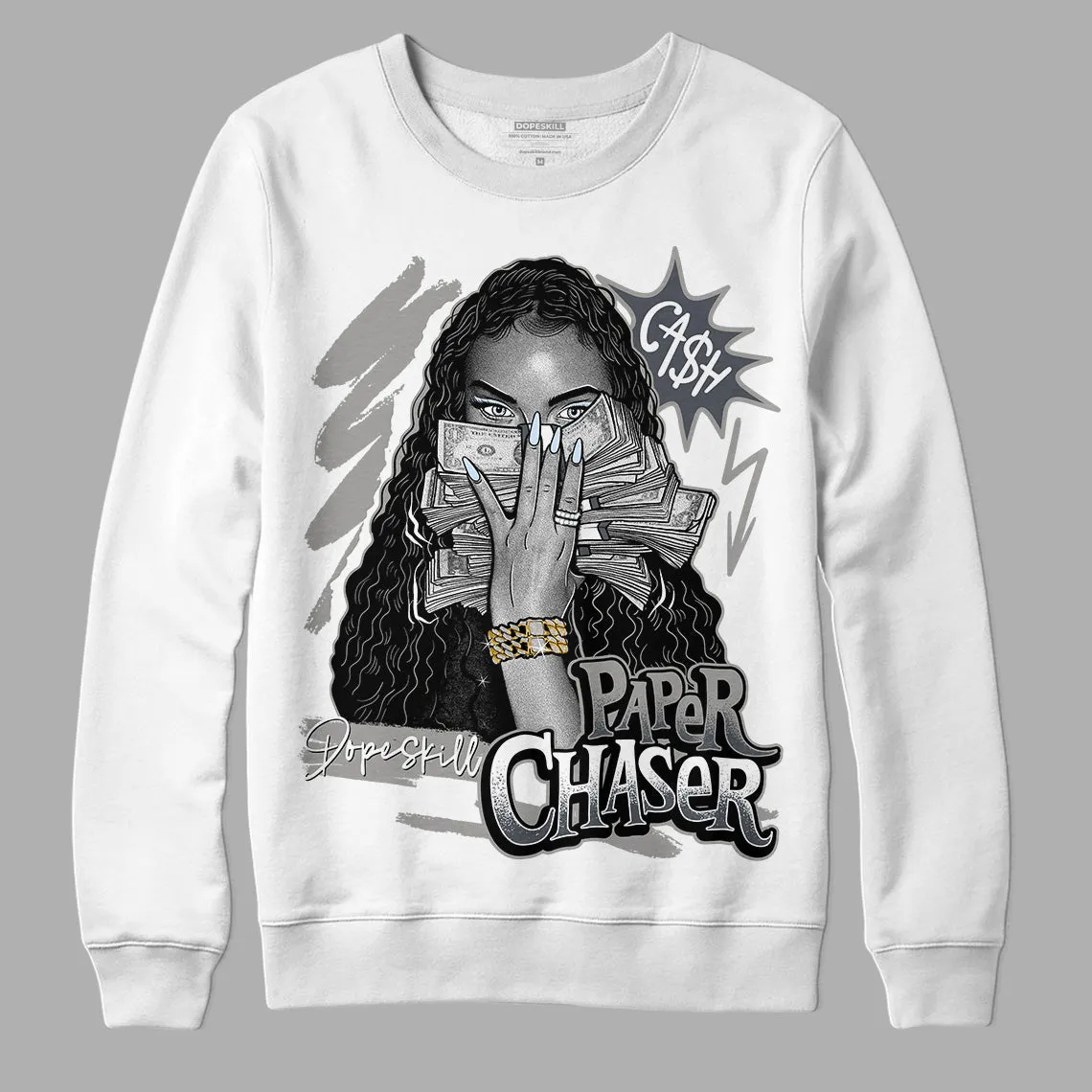 Cool Grey 6s DopeSkill Sweatshirt NPC Graphic sold by Archiify product image thumbnail 5