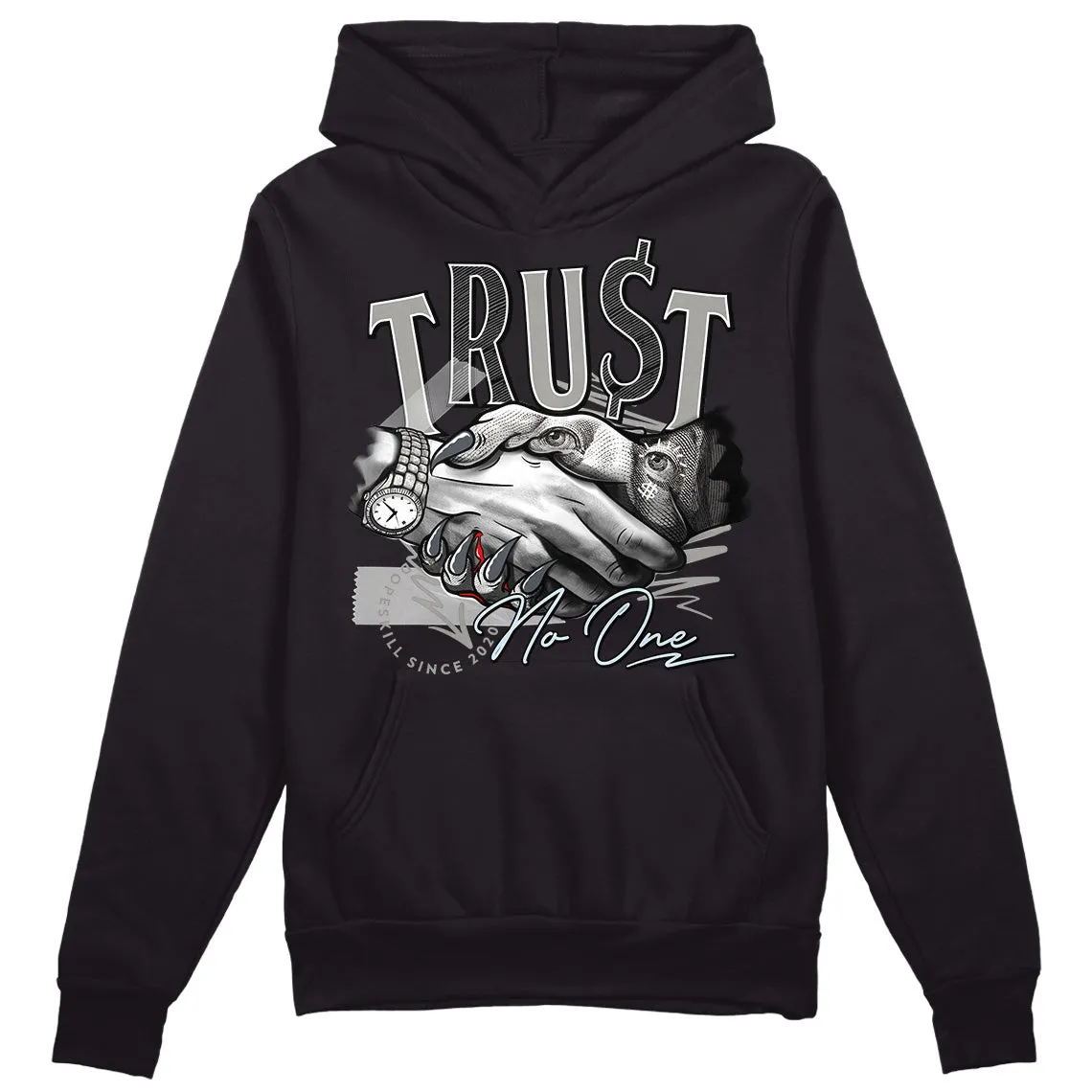 Cool Grey 6s DopeSkill Hoodie Sweatshirt Trust No One Graphic sold by Archiify product image thumbnail 2
