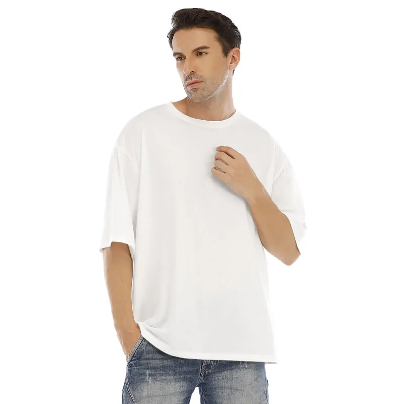 Men's Drop Shoulder T-shirt With Short Sleeve sold by Archiify