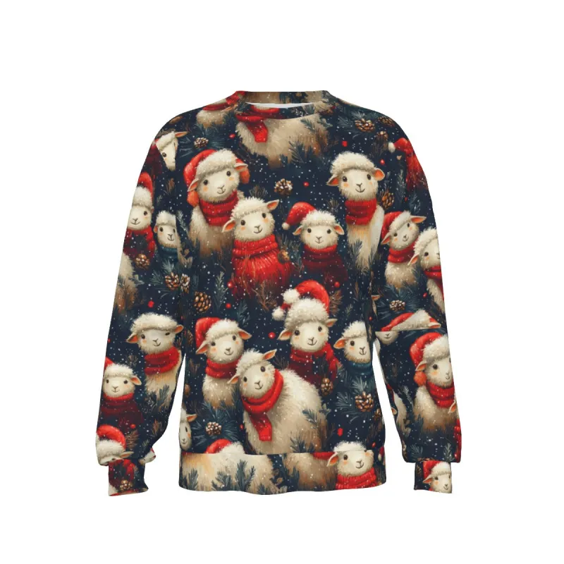 Statement Crewneck Knit in Happy Family made by Archiify
