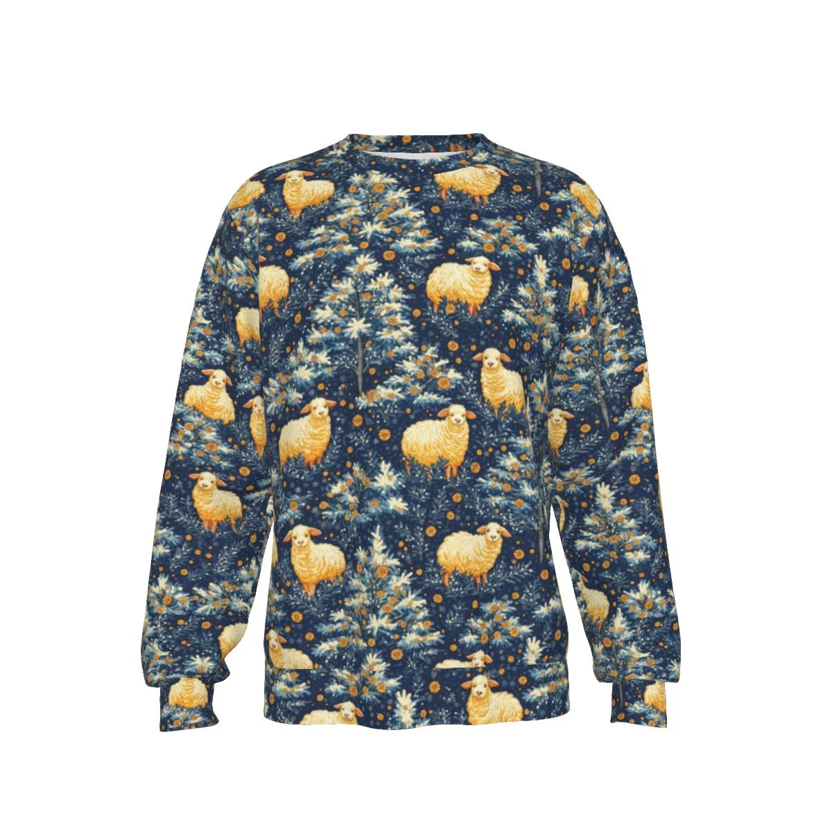 Statement Crewneck Knit in Jolly Holly sold by Archiify