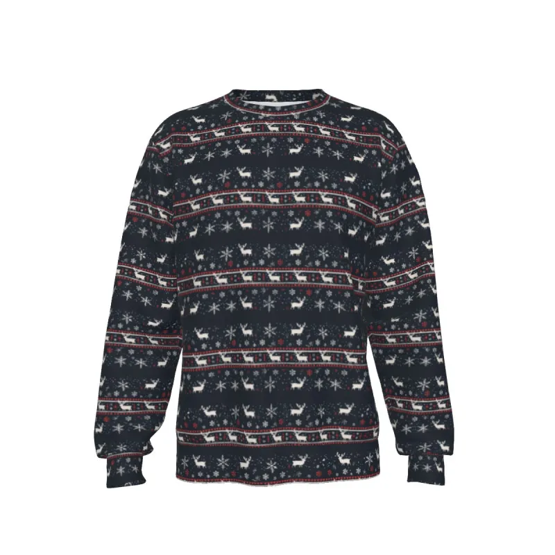 Statement Crewneck Knit in Frosted Forest sold by Archiify