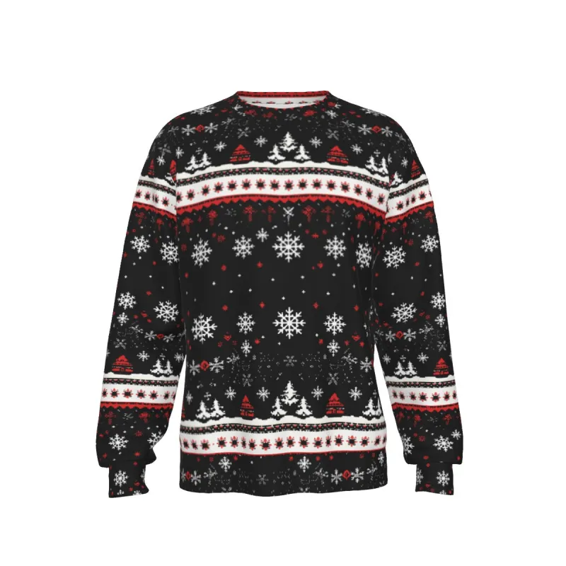 Statement Crewneck Knit in Winter Wonderland made by Archiify