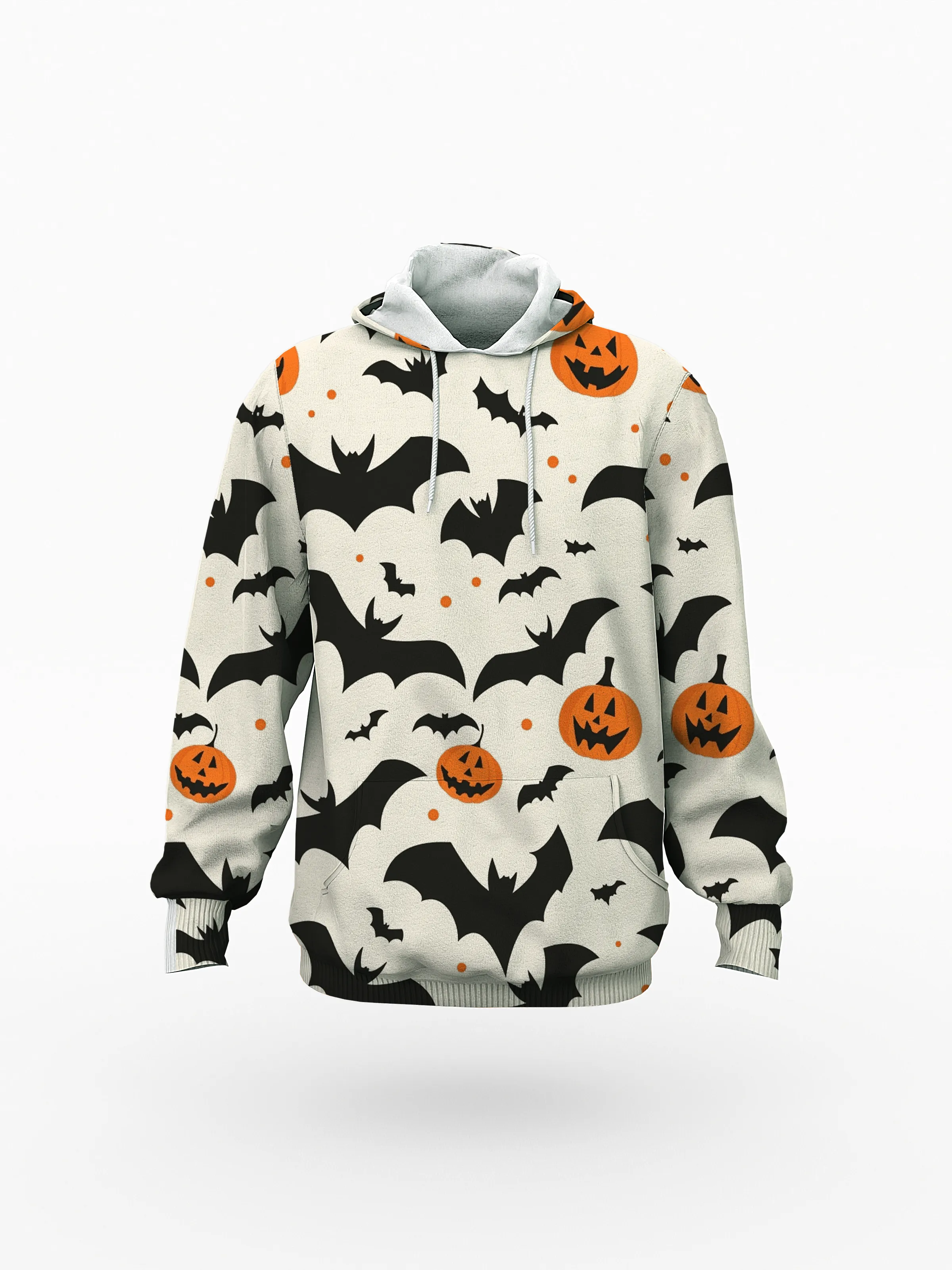 Bat Pumpkin Print Women's Hoodie sold by Archiify