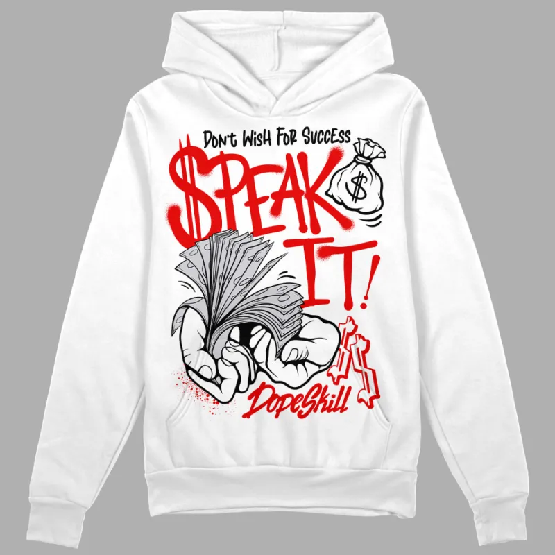 Red Cement 4S DopeSkill Hoodie Sweatshirt Speak It Graphic sold by Archiify