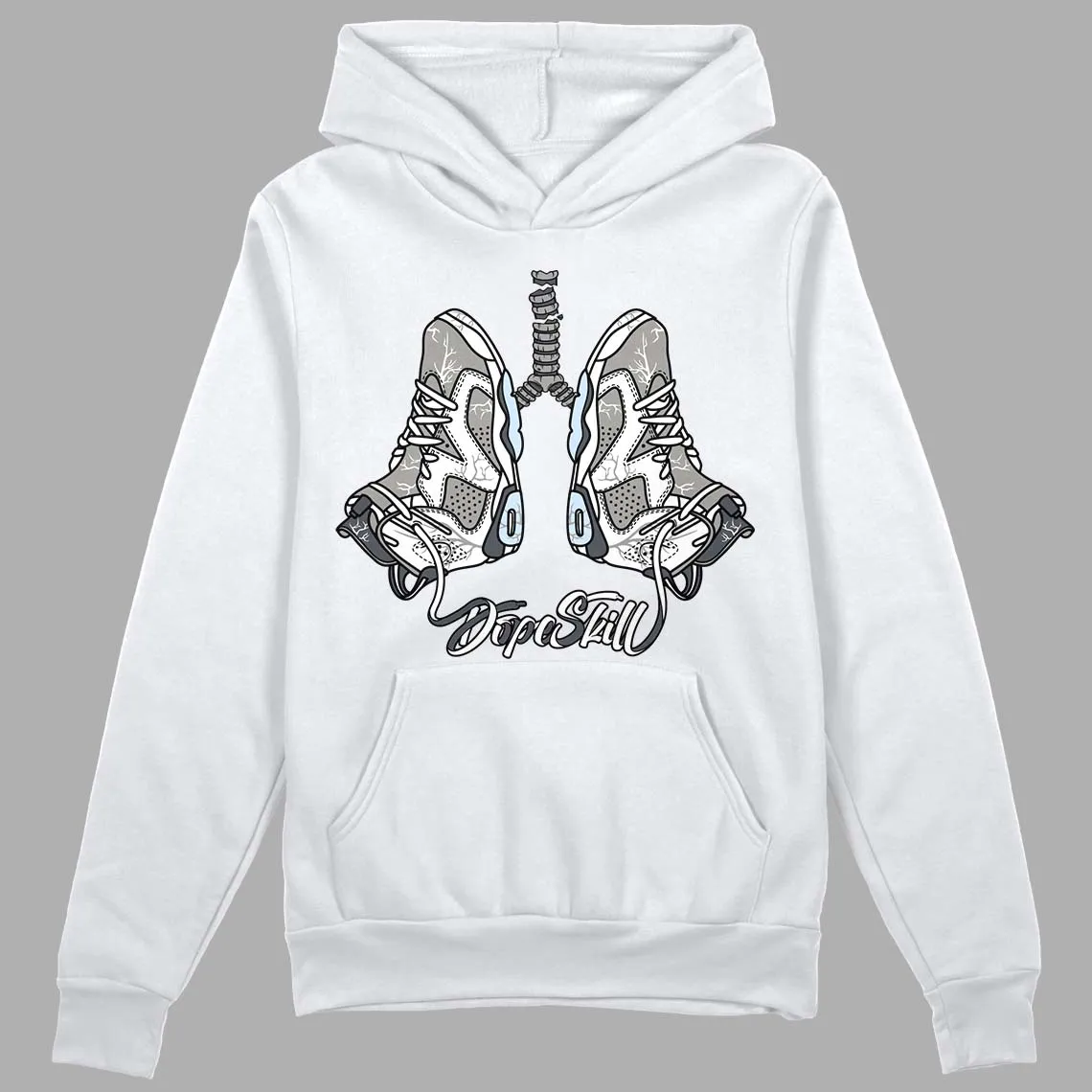 Cool Grey 6s DopeSkill Hoodie Sweatshirt Breathe Graphic sold by Archiify