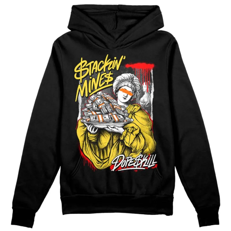 Black Tour Yellow AJ 4 Thunder DopeSkill Hoodie Sweatshirt Stackin Mines Graphic sold by Archiify