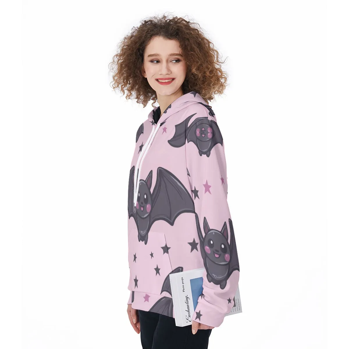 Halloween Bat Print Women's Pullover Hoodie sold by Archiify product image thumbnail 5