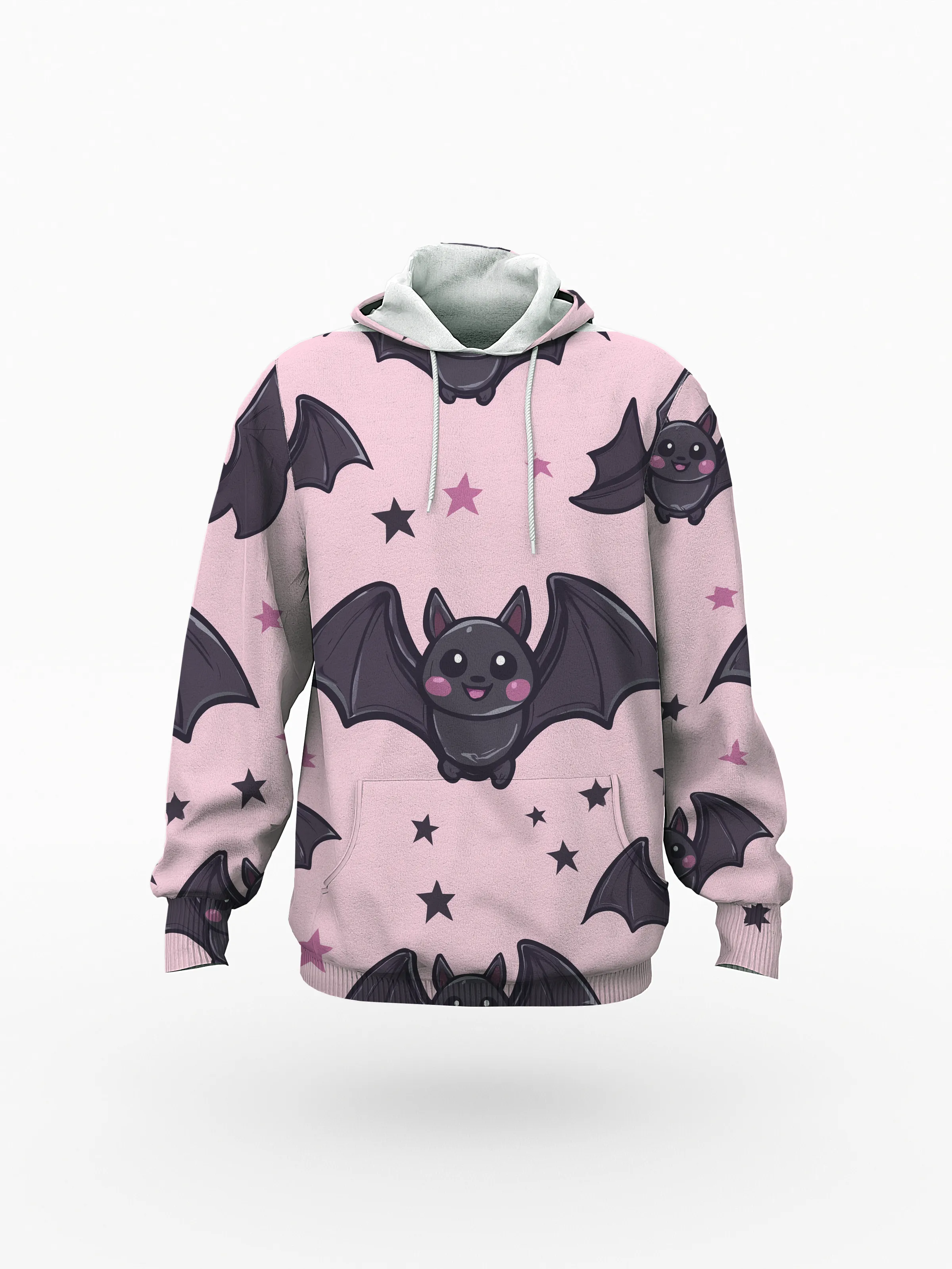 Halloween Bat Print Women's Pullover Hoodie sold by Archiify