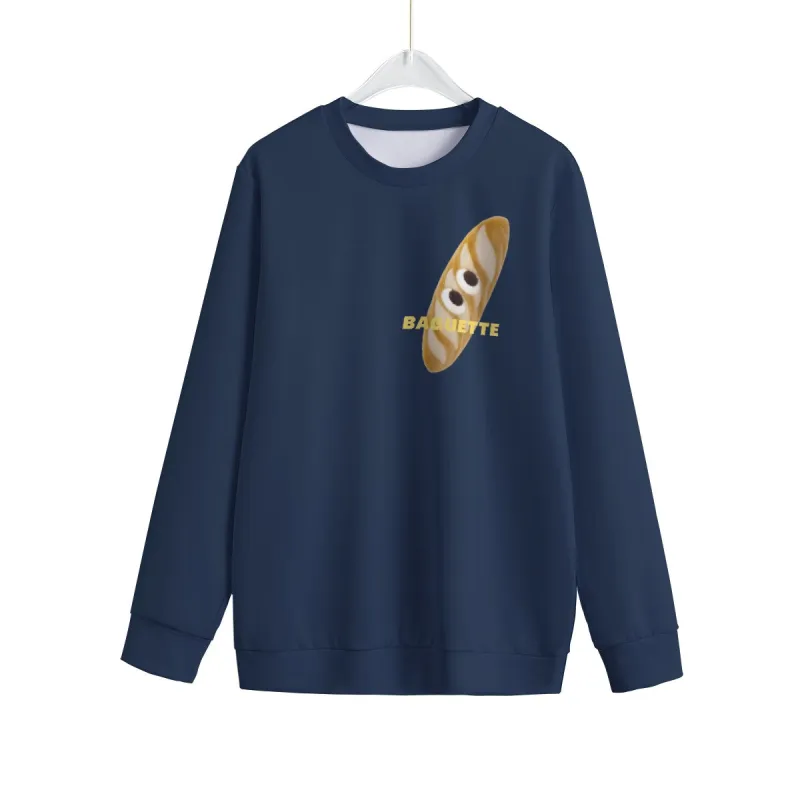 ‘Cute baguette’ All-Over Print Women's Sweatshirt sold by Archiify