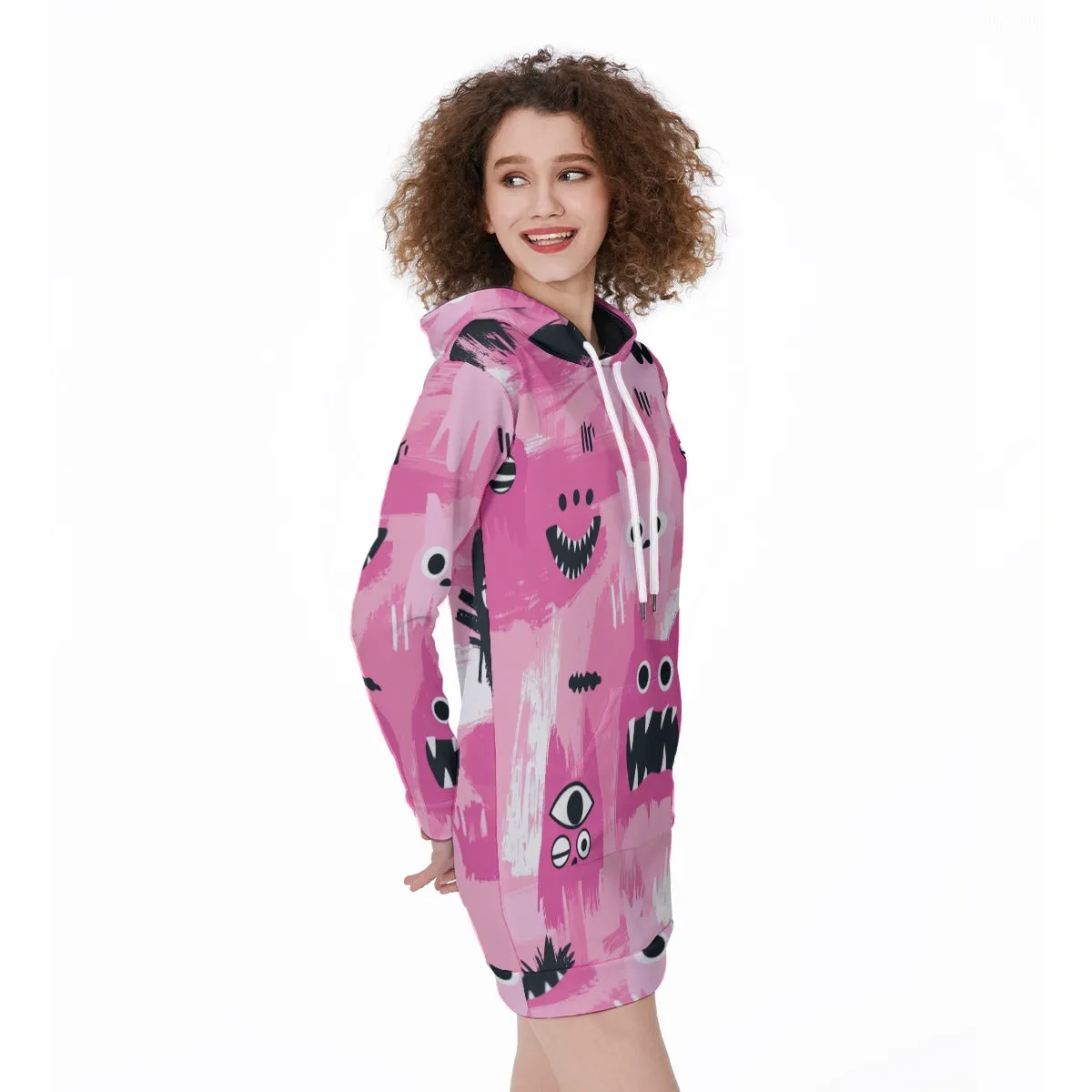 All-Over Print Women's Long Hoodie sold by Archiify product image thumbnail 2