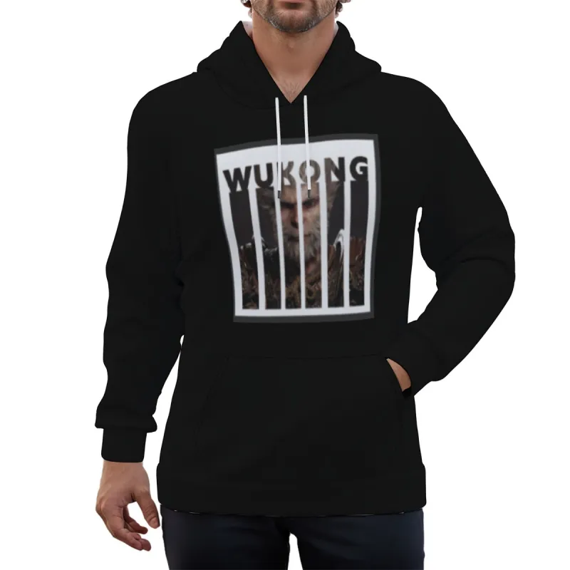 WuKong Ⅰ Eco-friendly All-Over Print Unisex Pullover Hoodie sold by Archiify