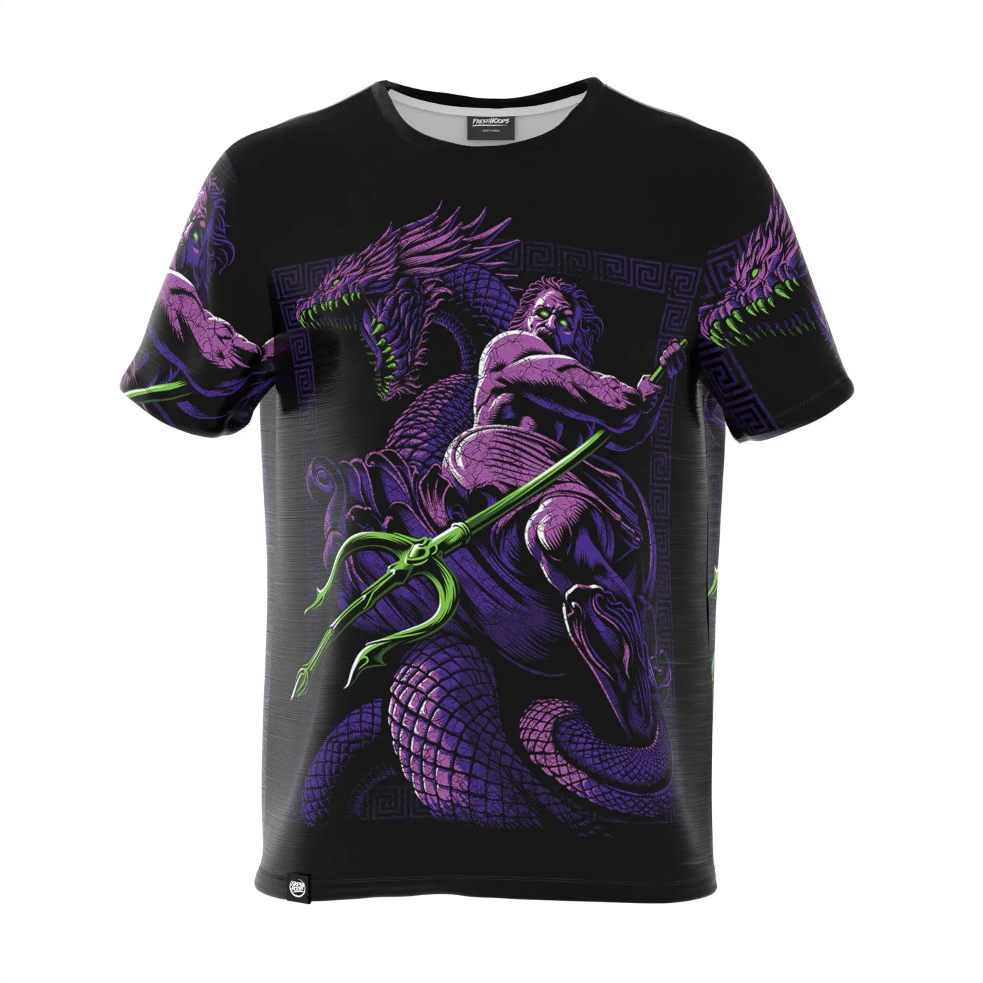 Poseidon Dragon T-Shirt sold by Archiify