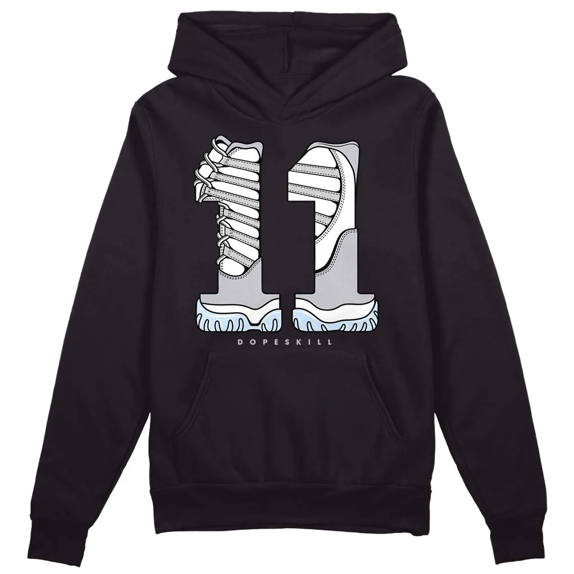 Cement Grey 11s DopeSkill Hoodie Sweatshirt No.11 Graphic sold by Archiify product image thumbnail 2