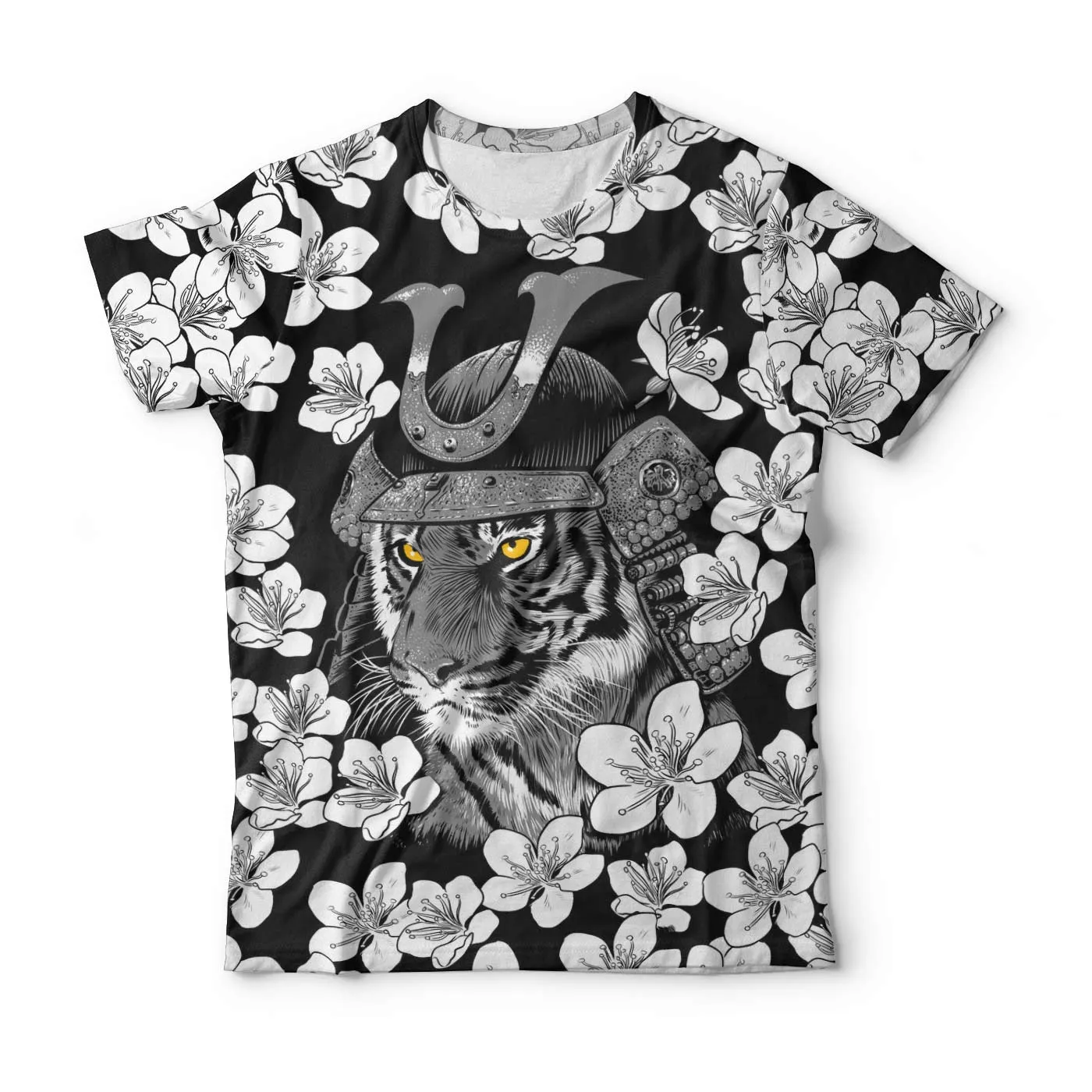 Tiger Samurai T-Shirt sold by Archiify product image thumbnail 3