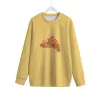 ‘Croissant’ All-Over Print Women's Sweatshirt sold by Archiify