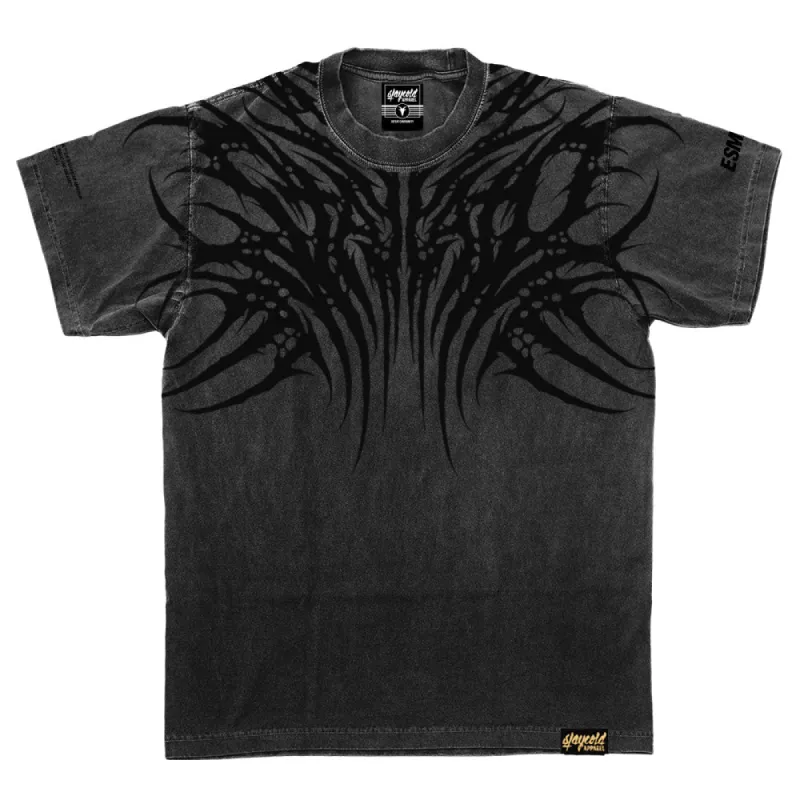 Necroblade (black) - Heavy Oversized T-Shirt Acid Washed 250GSM sold by Archiify