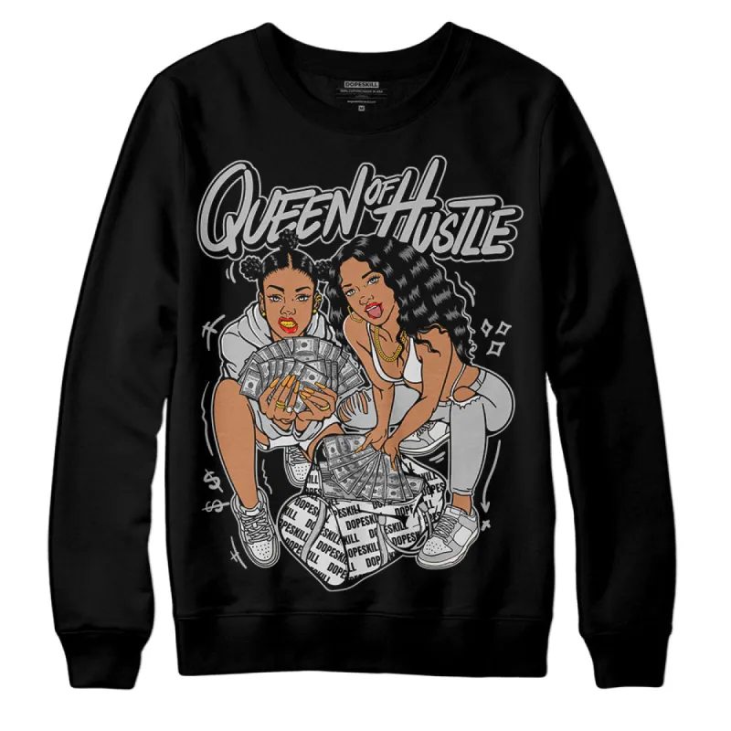 Dunk Cool Grey DopeSkill Sweatshirt Queen Of Hustle Graphic sold by Archiify