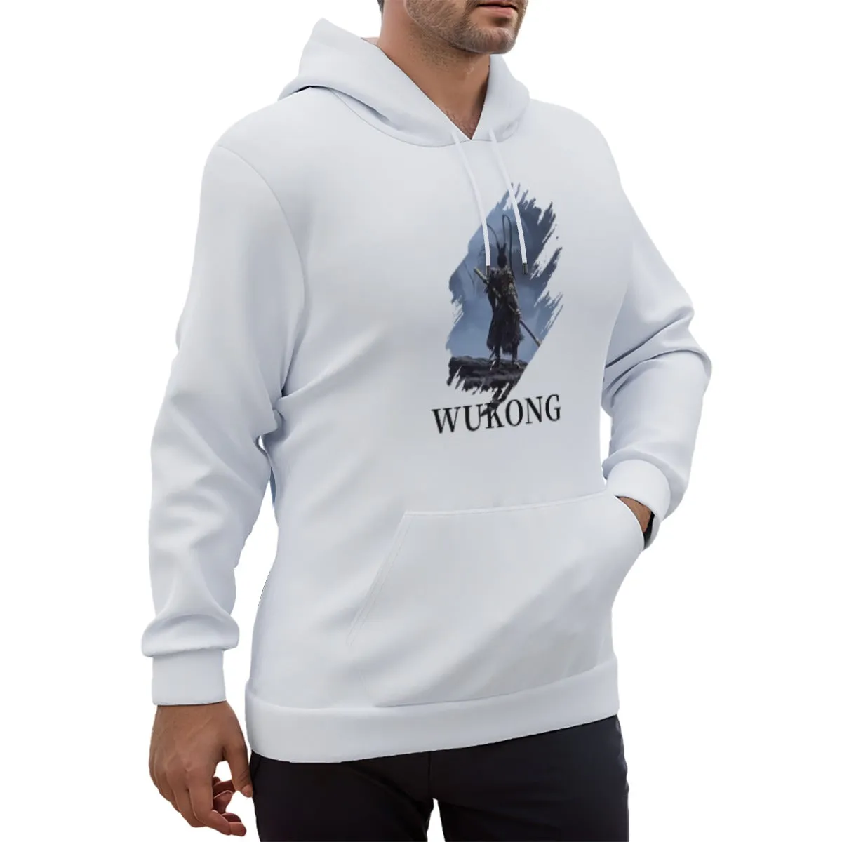 WuKong Ⅲ Eco-friendly All-Over Print Unisex Pullover Hoodie sold by Archiify product image thumbnail 3