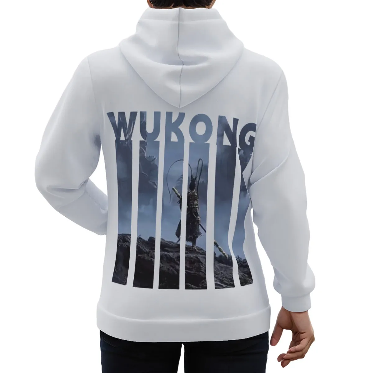 WuKong Ⅲ Eco-friendly All-Over Print Unisex Pullover Hoodie sold by Archiify product image thumbnail 2