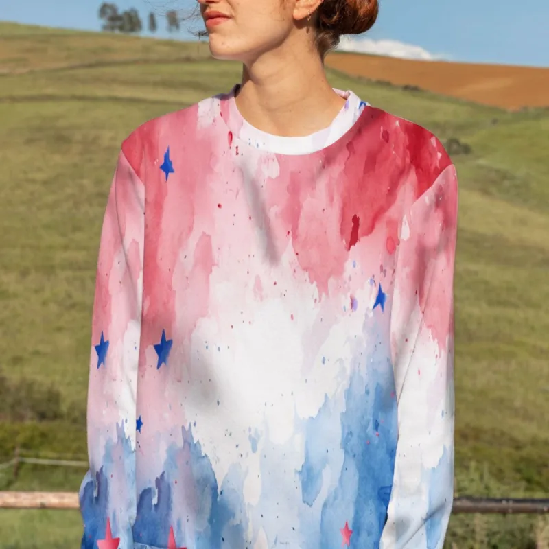 2024 Paris Olympic Print Women's Loose Sweatshirt sold by Archiify