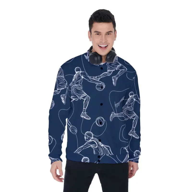 Street Style Men's Casual Sports Baseball Jacket made by Archiify