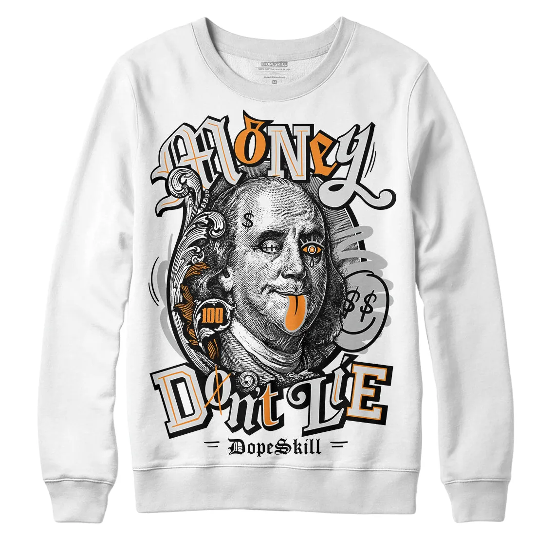Dunk Cool Grey DopeSkill Sweatshirt Money Don't Lie Graphic sold by Archiify product image thumbnail 2
