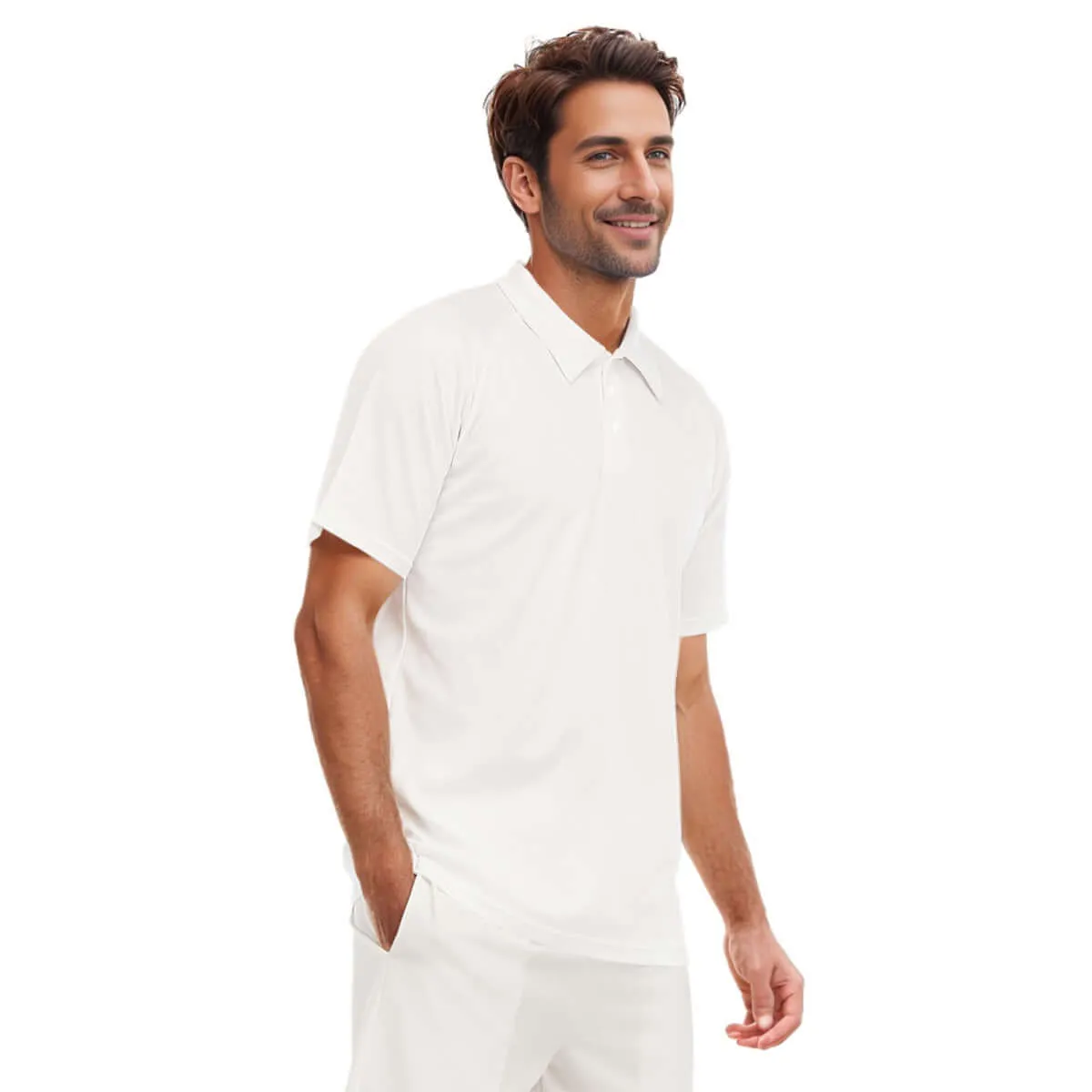 Pop Style Men's Short Sleeve Polo Shirt With Button Closure sold by Archiify product image thumbnail 4