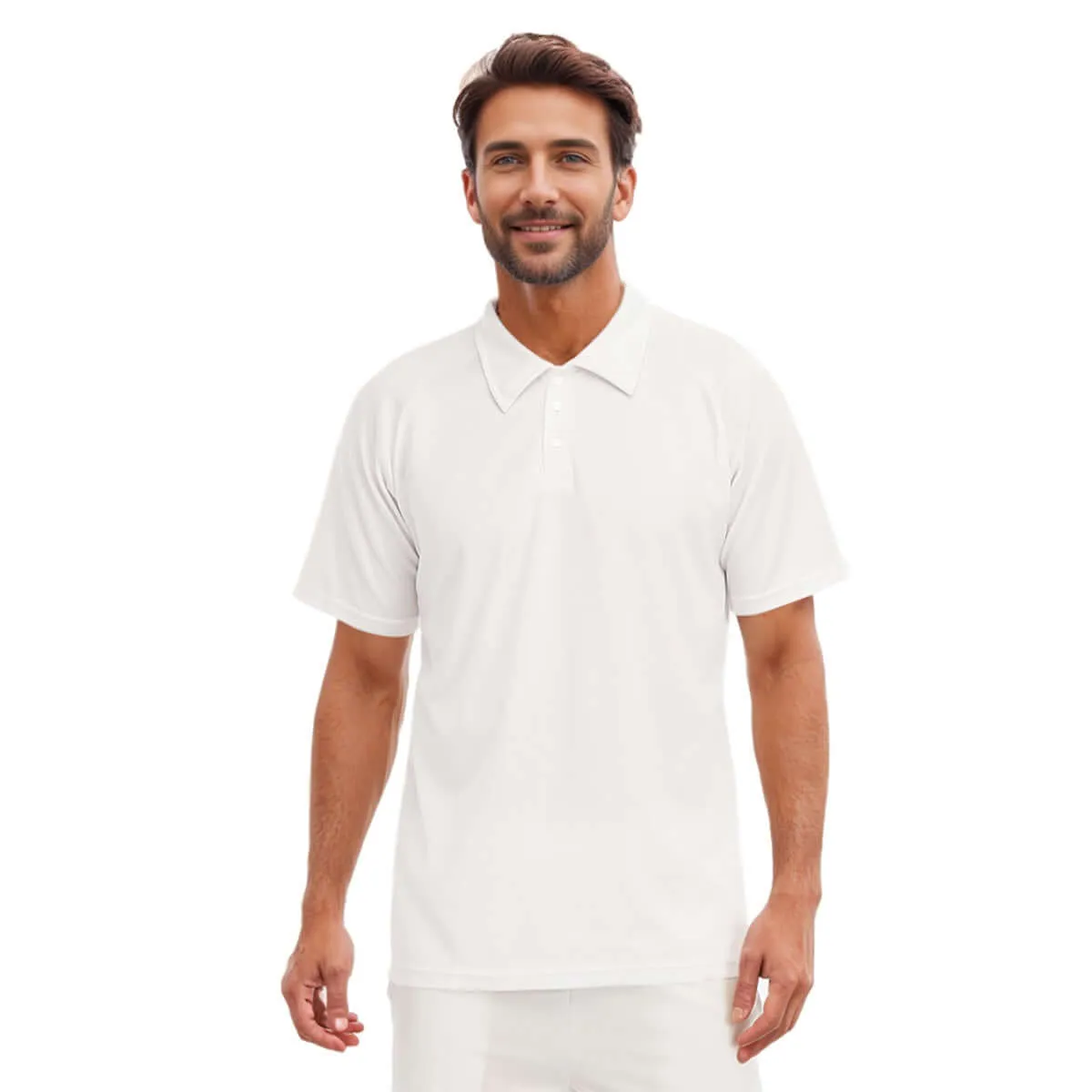 Pop Style Men's Short Sleeve Polo Shirt With Button Closure sold by Archiify product image thumbnail 2