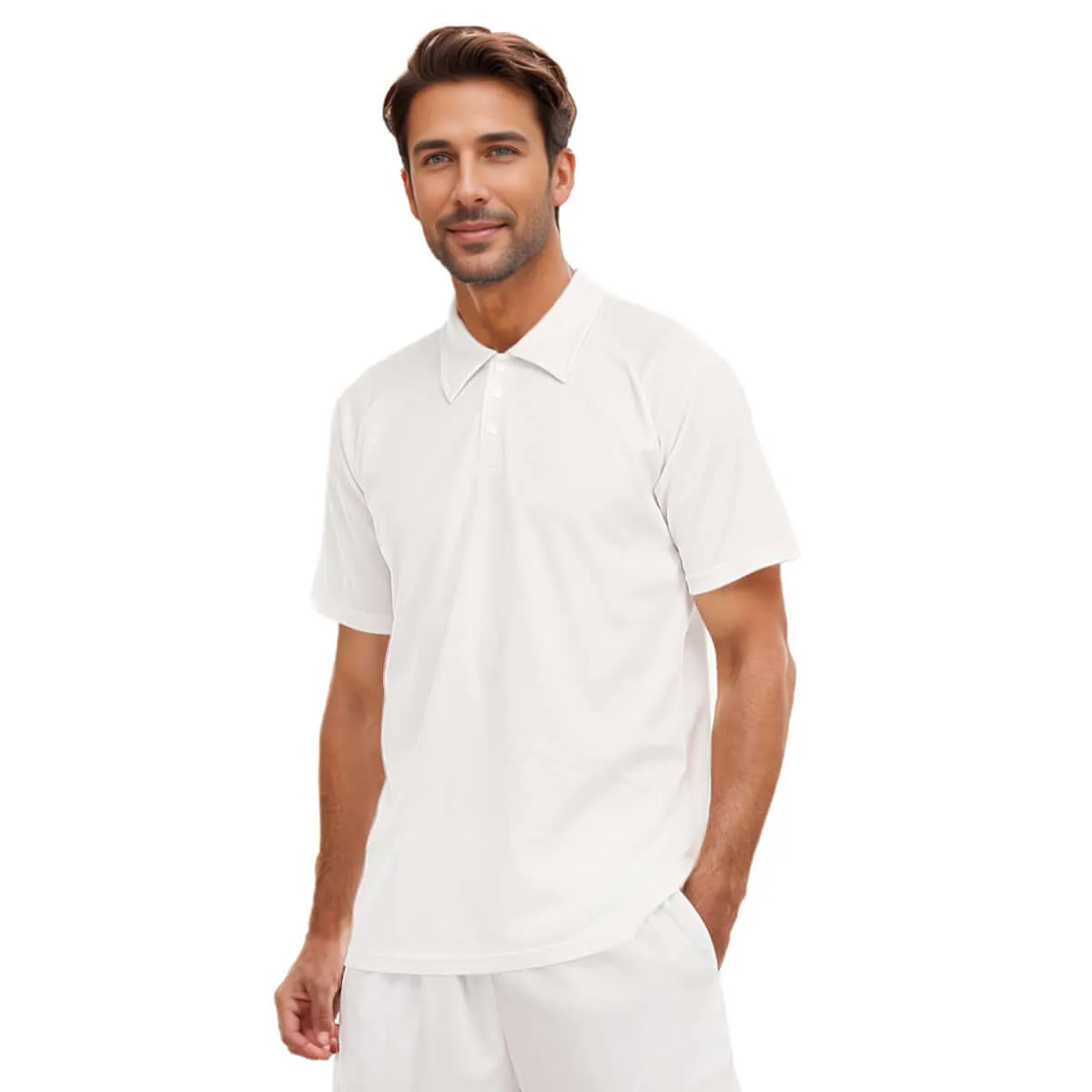 Pop Style Men's Short Sleeve Polo Shirt With Button Closure sold by Archiify product image thumbnail 3