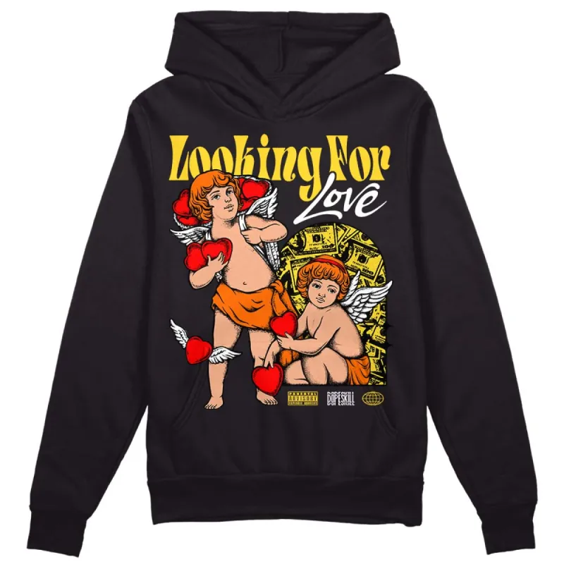 Black Tour Yellow AJ 4 Thunder DopeSkill Hoodie Sweatshirt Looking For Love Graphic sold by Archiify