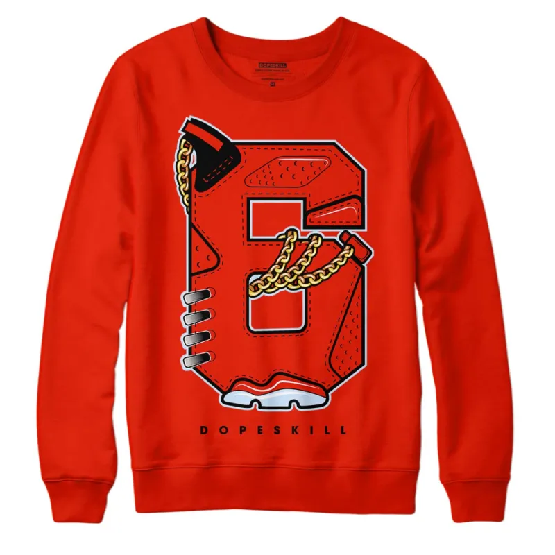 Toro Bravo 6s DopeSkill Varsity Red Sweatshirt No.6 Graphic sold by Archiify