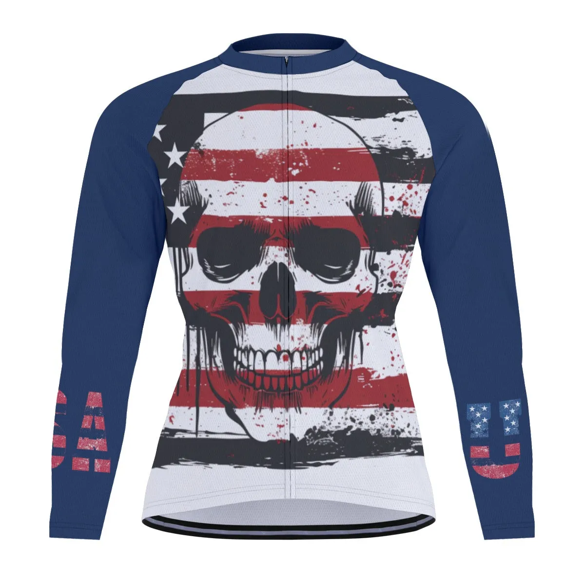 All-Over Print Raglan Men's Cycling Jersey With Long Sleeve sold by Archiify