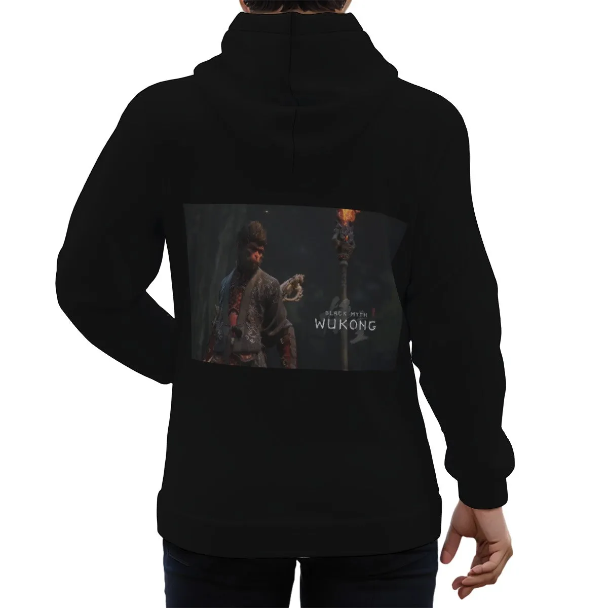 WuKong Ⅳ Eco-friendly All-Over Print Unisex Pullover Hoodie sold by Archiify product image thumbnail 2