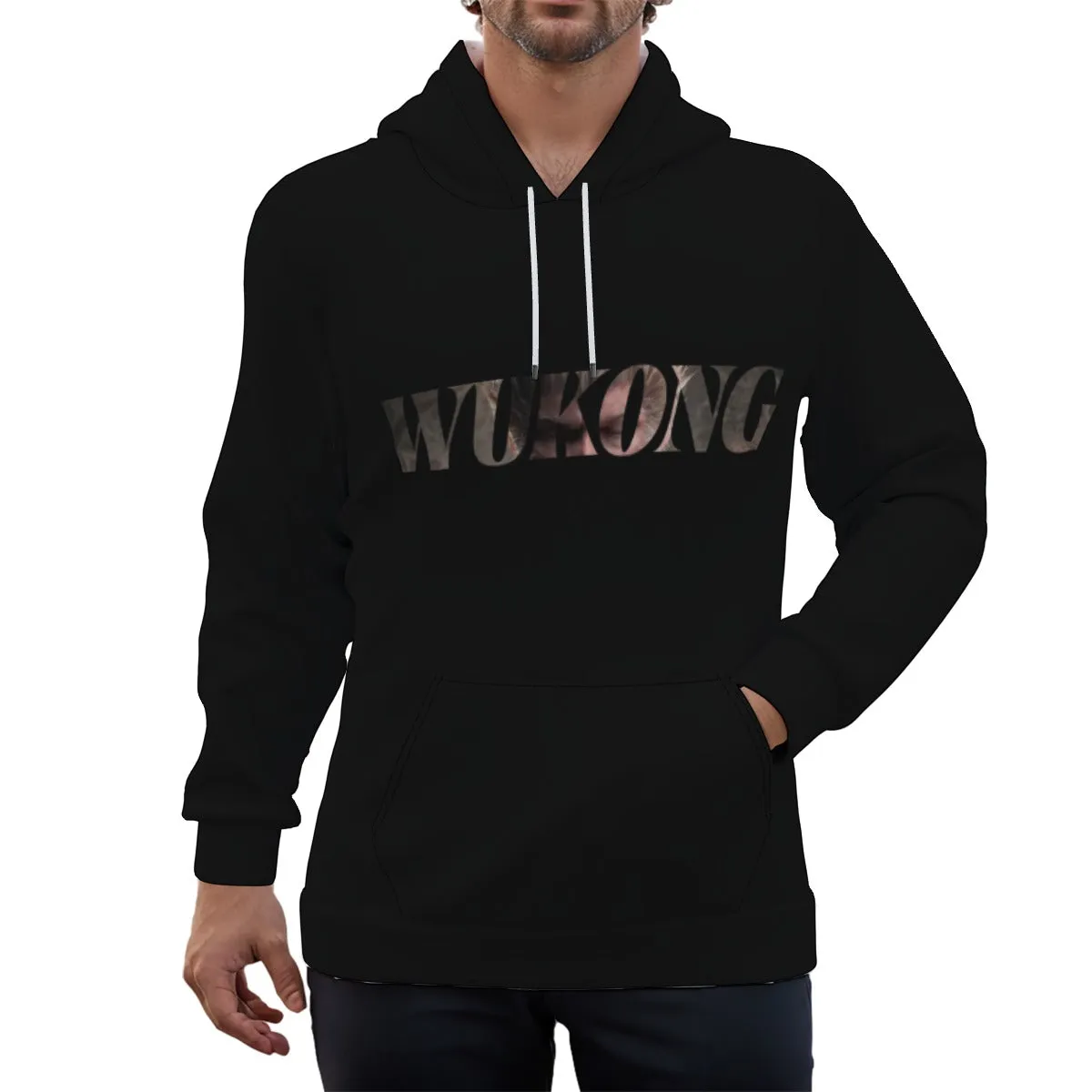WuKong Ⅳ Eco-friendly All-Over Print Unisex Pullover Hoodie sold by Archiify