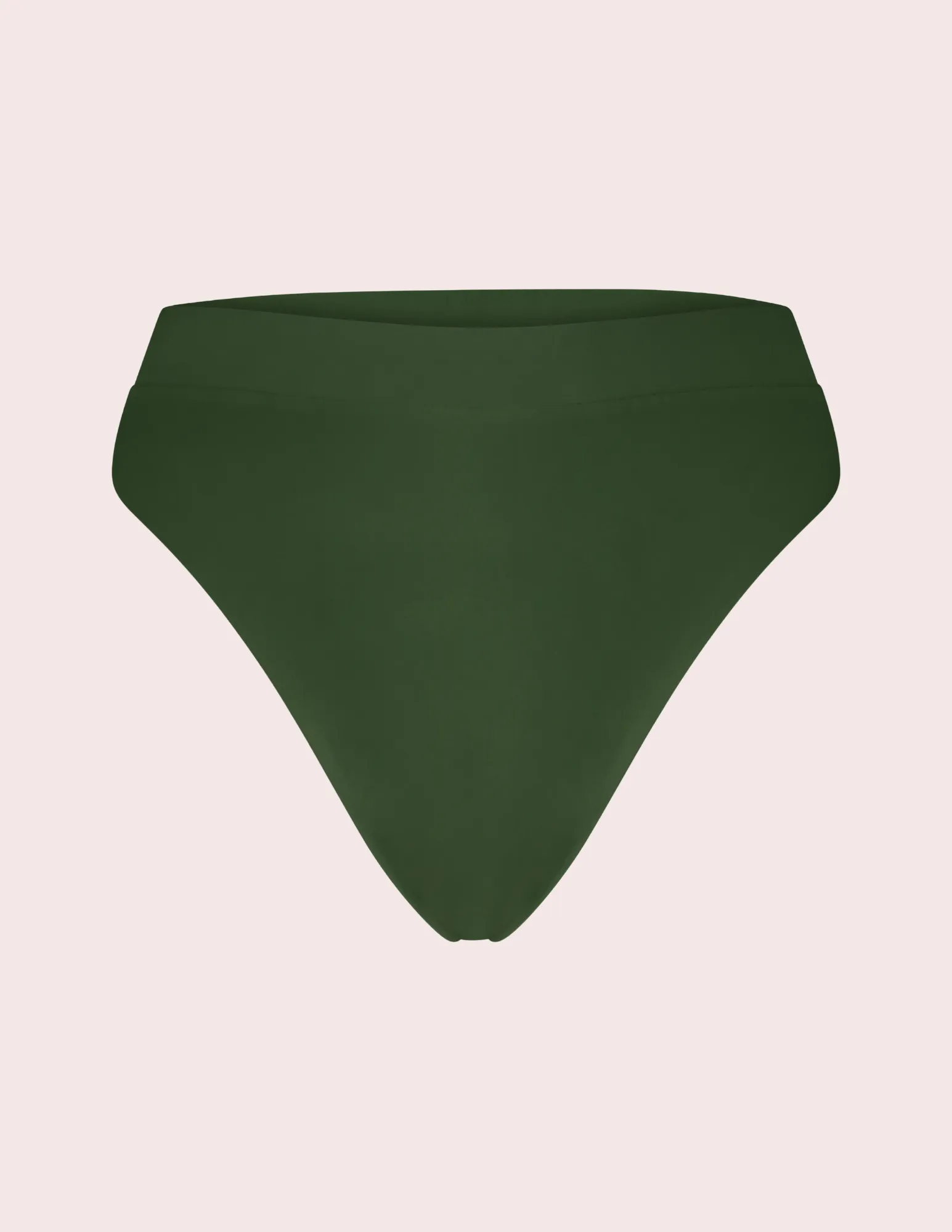 Heather High-Waisted Bottom in Palm sold by Argot Swim