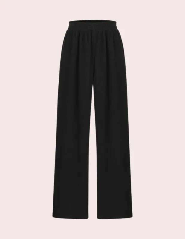 Skye Palazzo Pant - Black sold by Argot Swim