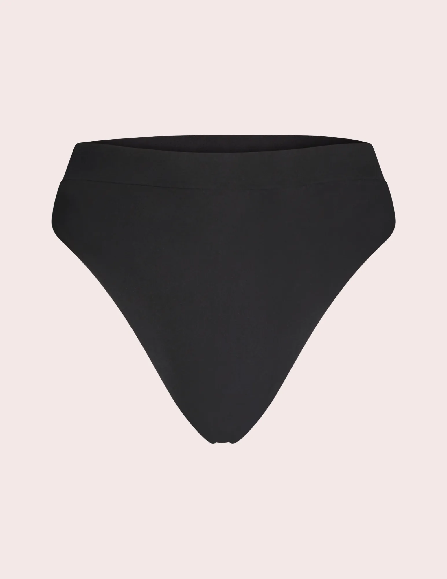 Heather High-Waisted Bottom in Noir sold by Argot Swim
