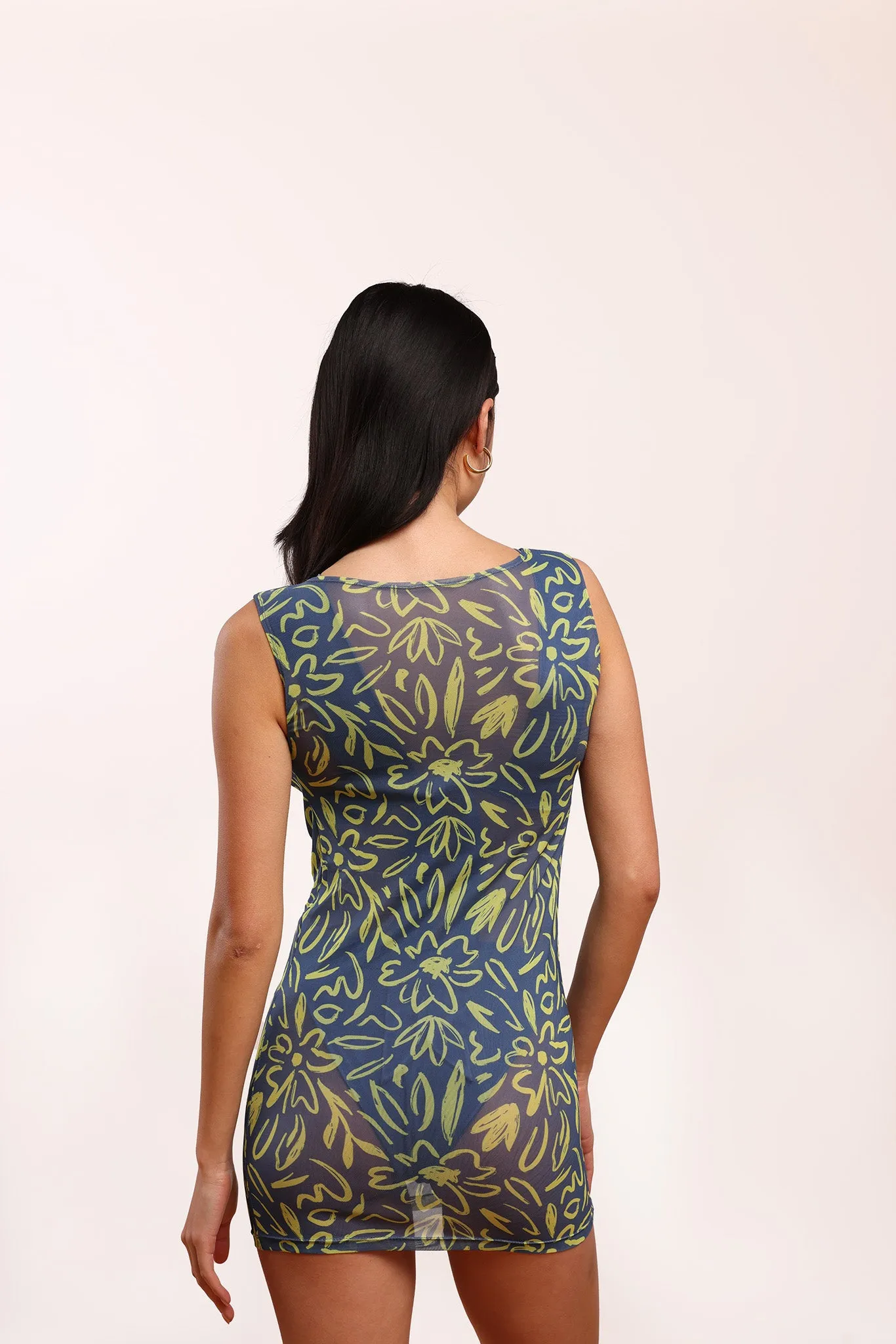 Floral Mesh Dress sold by Argot Swim product image thumbnail 5