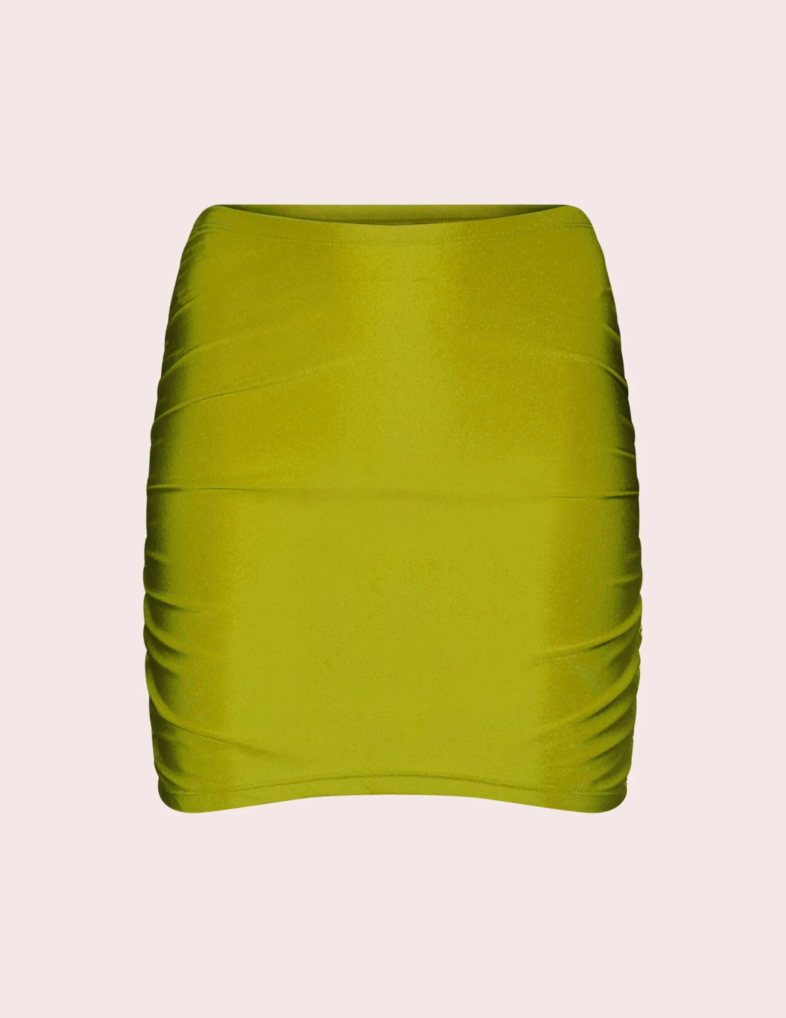 Gabriella Ruched Mini Swim Skirt in Italian Tile sold by Argot Swim product image thumbnail 2
